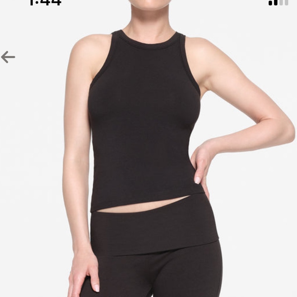 SKIMS Cotton Jersey Crew Neck Tank